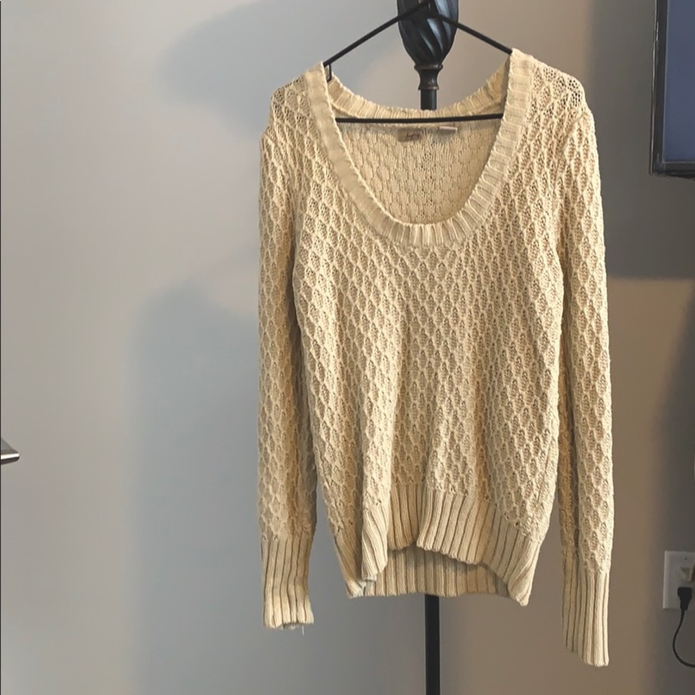 Tan/cream sweater
